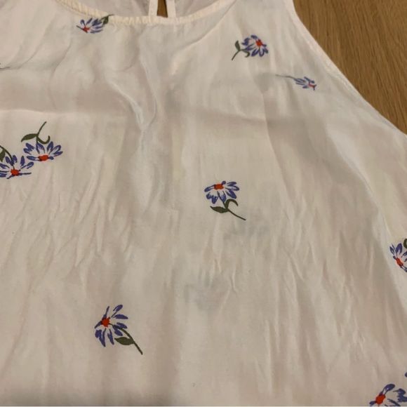 š¼āOldĀ Navy Flower Tank #67 - Picture 2 of 4